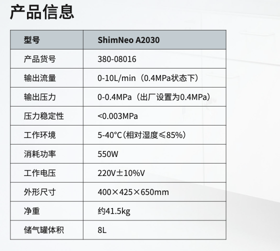 产品型号信息