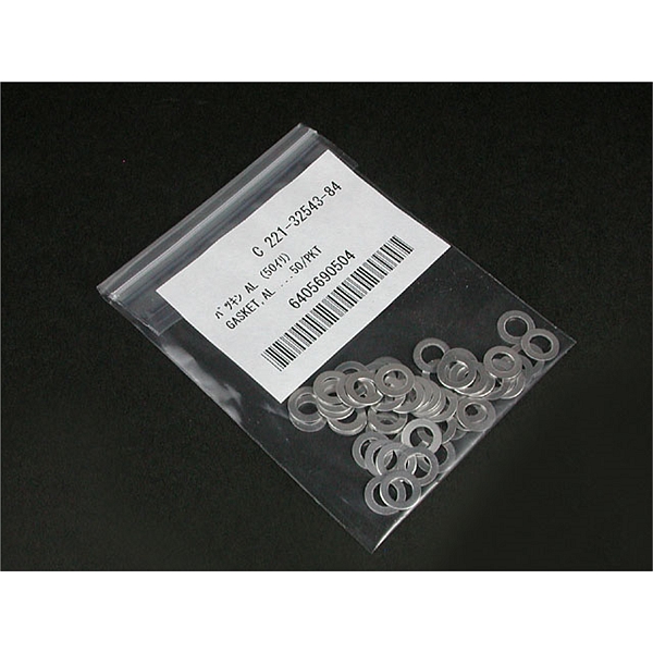 垫圈GASKET,AL ...50／PKT，用于分流／不分流进样口